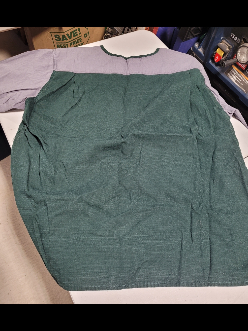 Carhartt Men’s Dark Green Utility Cargo Scrub Set - Picture 4 of 8